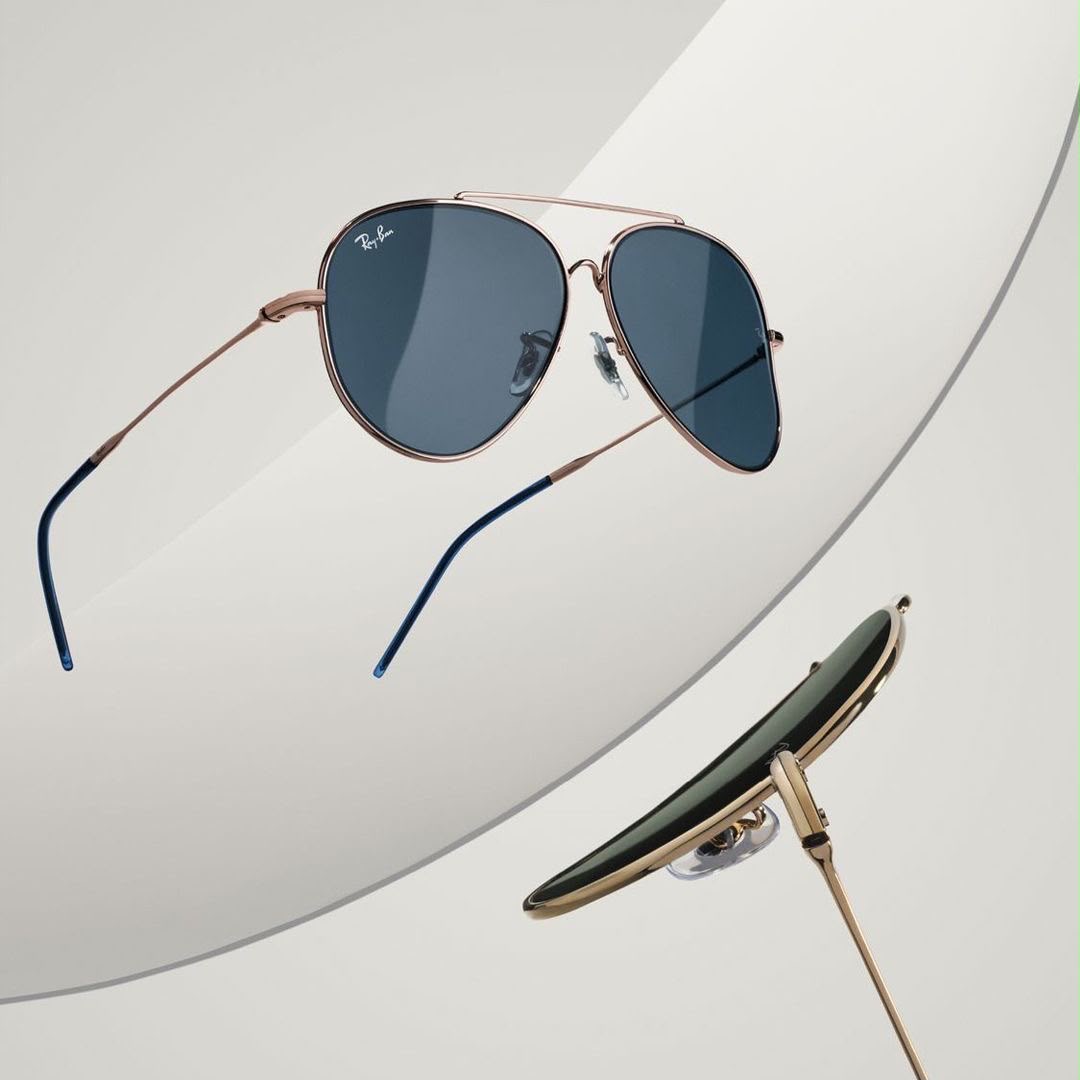 Ray-Ban frame detail